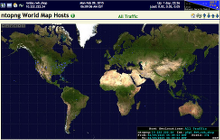 ntopng - IPv4 Hosts (World Map)