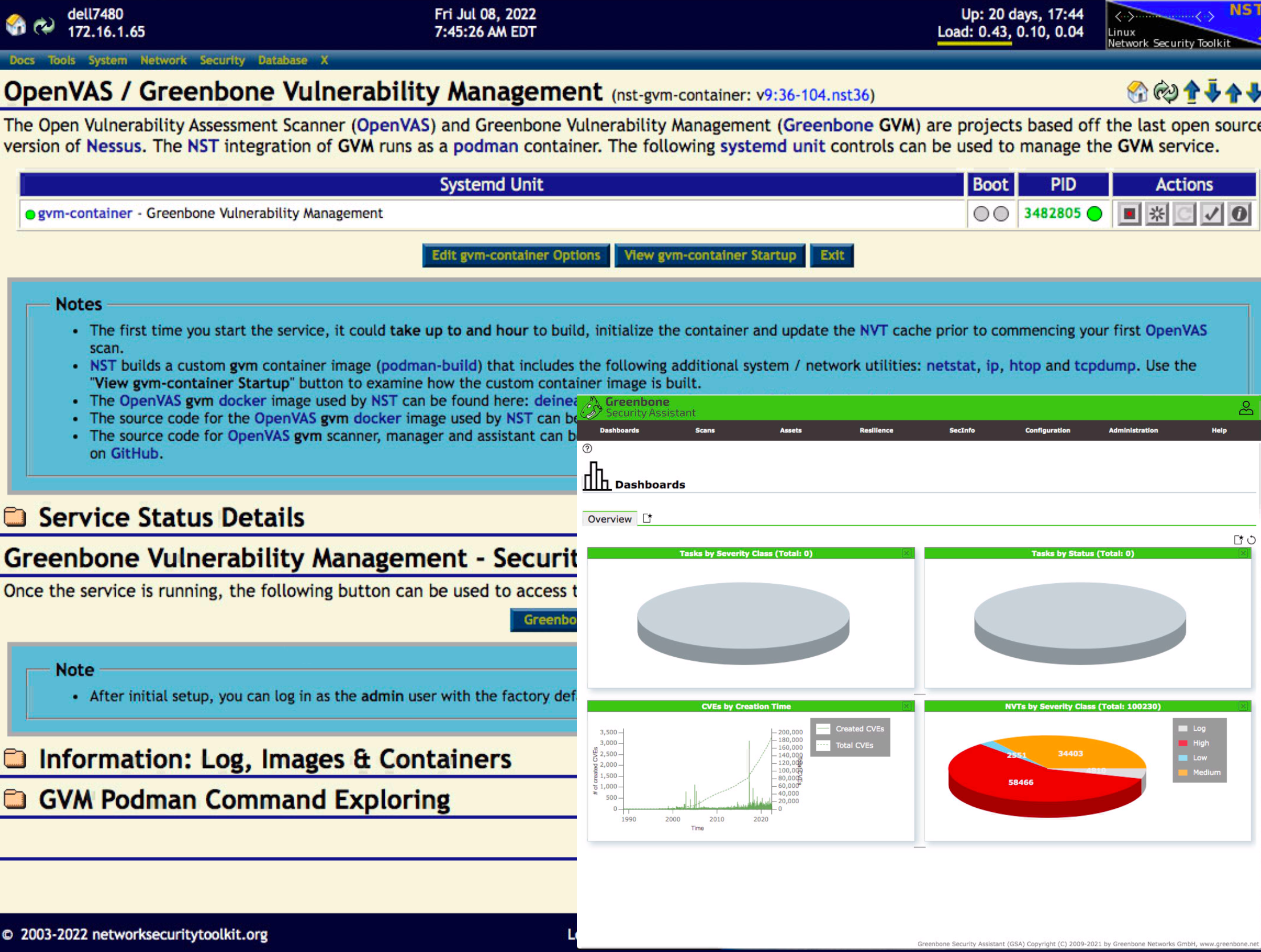 NST 36 Release - NST OpenVAS / Greenbone Vulnerability Management Integration
